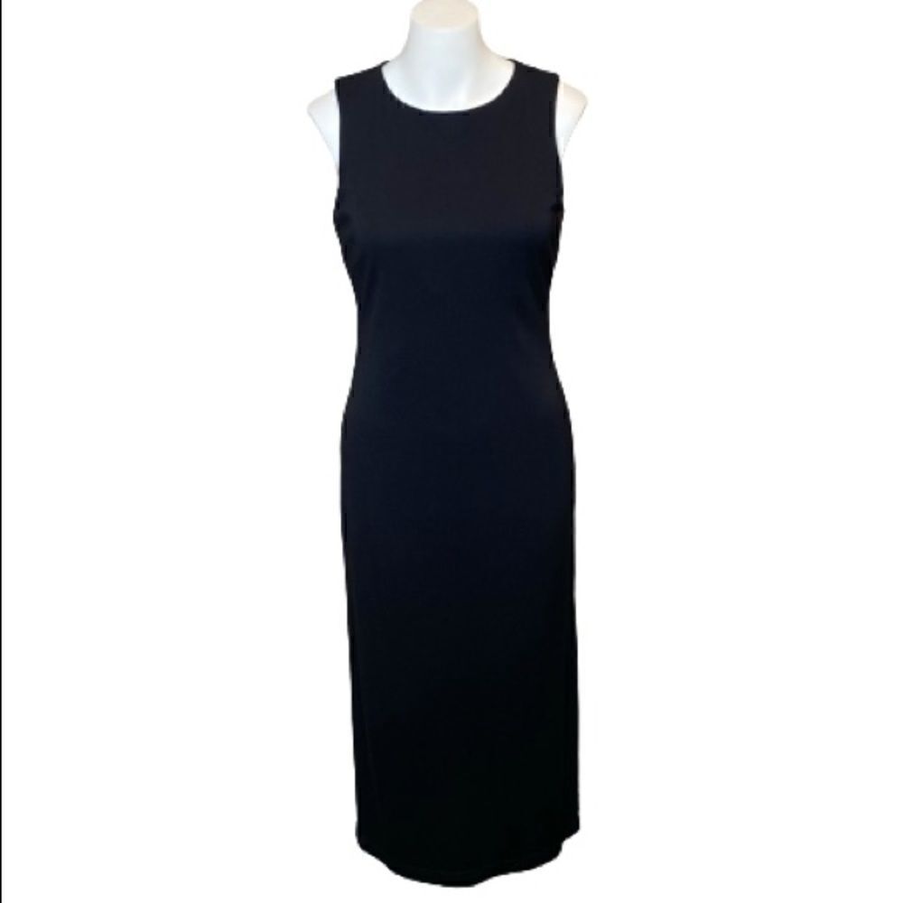 MODA International black sleeveless maxi dress size MP